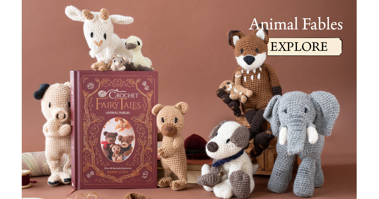 Animal Fables crochet fairy tales book patterns by Kerry Lord